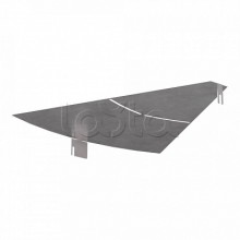 Крышка угла горизонтального изменяемого 0-45 градусов Стандарт 600 Промрукав (PR16.1010)