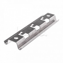 Омега-профиль горизонтальный (безвинтовой) для проволочного лотка 300 Промрукав (PR16.1085)