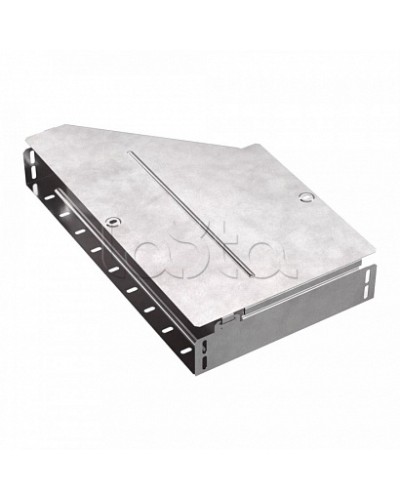 Переходник правый с крышкой Стандарт 500х300х80 Промрукав (PR16.0725) в Сергиевом Посаде Аксессуары для лотков Pintop.ru