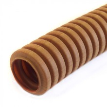 Труба гофрированная ПВХ легкая 350 Н бук с/з д25 (25 м/уп) Промрукав (PR01.0040)