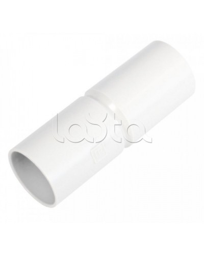 Патрубок-муфта белая д32 (36шт/324шт уп/кор) Промрукав (PR.01732б) в Сергиевом Посаде Повороты, муфты, тройники Pintop.ru