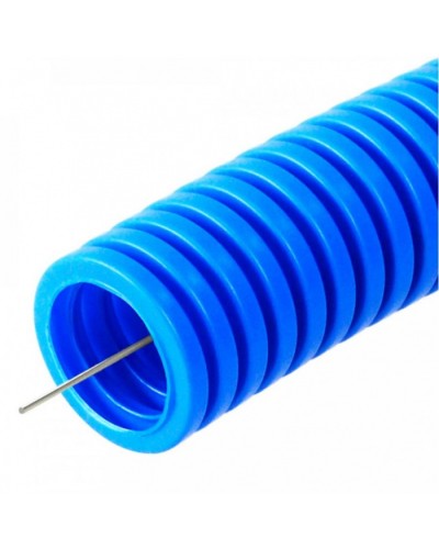 Труба гофрированная ПП лёгкая 350 Н не распространяющая горение синяя д20 (25м/уп) Промрукав (PR02.0253) в Сергиевом Посаде Труба гофрированная Pintop.ru