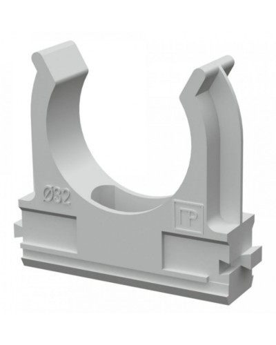 Крепеж-клипса для труб АБС-пластик в п/э д32 (25шт/500шт уп/кор) Промрукав (PR.02632) в Сергиевом Посаде Держатели, клипсы, скобы Pintop.ru