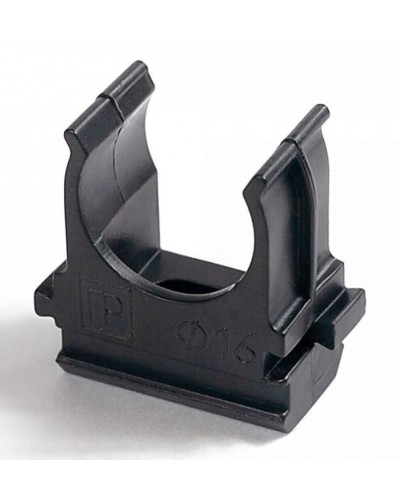 Крепёж-клипса для труб Полистирол черная д16 (100шт/2000шт уп/кор) Промрукав (PR.02716ч) в Сергиевом Посаде Держатели, клипсы, скобы Pintop.ru