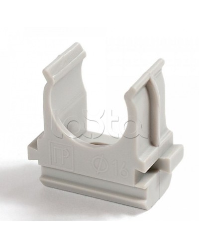 Крепёж-клипса для труб Полистирол д20 (100шт/1500шт уп/кор) Промрукав (PR.02720) в Сергиевом Посаде Держатели, клипсы, скобы Pintop.ru
