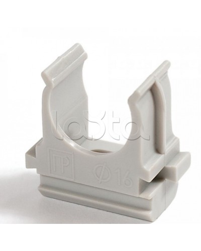 Крепеж-клипса для труб Полистирол д32 (10шт/500шт уп/кор) Промрукав (PR.02732м) в Сергиевом Посаде Держатели, клипсы, скобы Pintop.ru