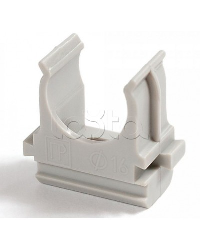 Крепёж-клипса для труб Полистирол д40 (15шт/300шт уп/кор) Промрукав (PR.02740) в Сергиевом Посаде Держатели, клипсы, скобы Pintop.ru