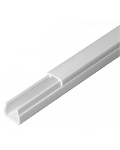 Кабель-канал белый 2-й замок в п/э 12х12 (120 м/уп) Промрукав (PR03.0046) в Сергиевом Посаде Кабель-канал Pintop.ru