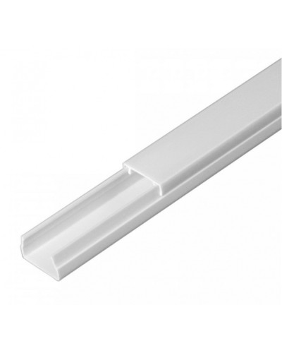 Кабель-канал белый 2-й замок в п/э 15х10 (144 м/уп) Промрукав (PR03.0047) в Сергиевом Посаде Кабель-канал Pintop.ru