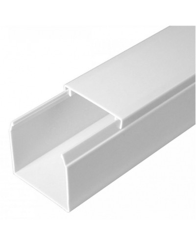 Кабель-канал белый 2-й замок в п/э 40х40 (24 м/уп) Промрукав (PR03.0054) в Сергиевом Посаде Кабель-канал Pintop.ru