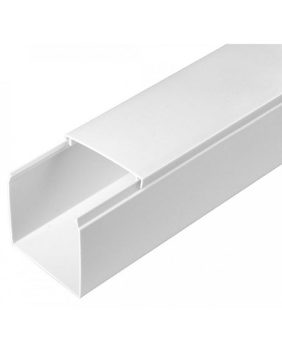 Кабель-канал белый 2-й замок в п/э 60х60 (12 м/уп) Промрукав (PR03.0056) в Сергиевом Посаде Кабель-канал Pintop.ru