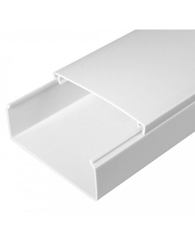 Кабель-канал белый 2-й замок в п/э 100х40 (8 м/уп) Промрукав (PR03.0059) в Сергиевом Посаде Кабель-канал Pintop.ru