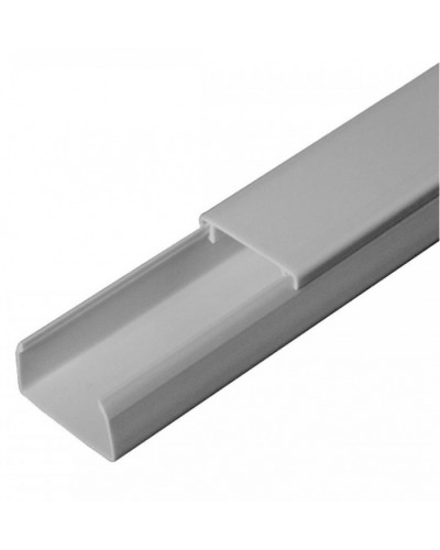 Кабель-канал серый RAL 7035 2-й замок в п/э 25х16 (80м/уп) Промрукав (PR03.0072) в Сергиевом Посаде Кабель-канал Pintop.ru