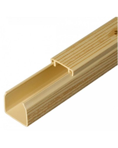 Кабель-канал сосна 2-й замок в п/э 16х16 (84 м/уп) Промрукав (PR03.0180) в Сергиевом Посаде Кабель-канал Pintop.ru