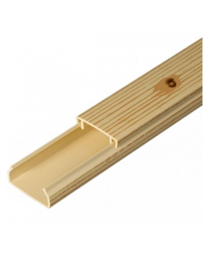 Кабель-канал сосна 2-й замок в п/э 20х10 (96 м/уп) Промрукав (PR03.0181) в Сергиевом Посаде Кабель-канал Pintop.ru