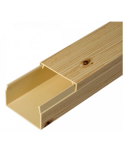 Кабель-канал сосна 2-й замок в п/э 40х25 (24 м/уп) Промрукав (PR03.0185) в Сергиевом Посаде Кабель-канал Pintop.ru