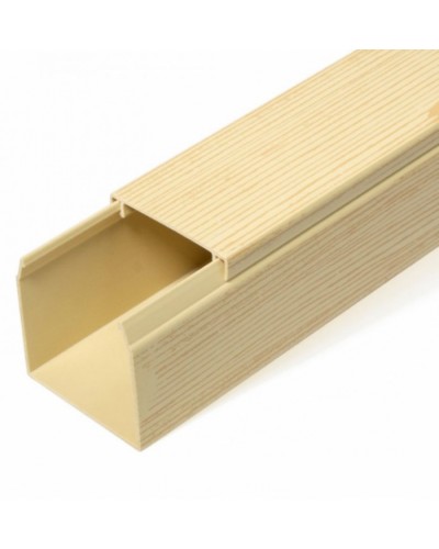 Кабель-канал сосна 2-й замок в п/э 40х40 (24 м/уп) Промрукав (PR03.0186) в Сергиевом Посаде Кабель-канал Pintop.ru