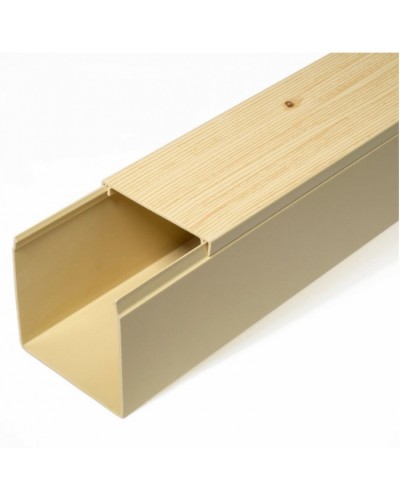 Кабель-канал сосна 2-й замок в п/э 60х60 (12 м/уп) Промрукав (PR03.0188) в Сергиевом Посаде Кабель-канал Pintop.ru