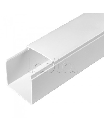 Кабель-канал белый 2-й замок в п/э 60х60 (24м/уп) Промрукав PR.0325213 в Сергиевом Посаде Кабель-канал Pintop.ru