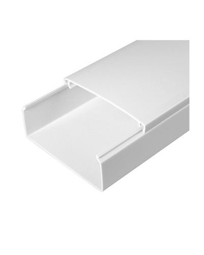 Кабель-канал белый 2-й замок в п/э 100х40 (24м/уп) Промрукав PR.0510041 в Сергиевом Посаде Кабель-канал Pintop.ru