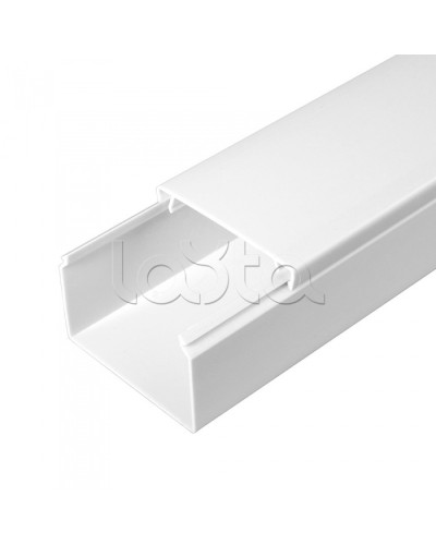 Кабель-канал белый 2-й замок в п/э 60х40 (40м/уп) Промрукав PR.0560401 в Сергиевом Посаде Кабель-канал Pintop.ru