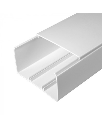 Кабель-канал белый 2-й замок в п/э 100х60 (16м/уп) Промрукав PR.0610061 в Сергиевом Посаде Кабель-канал Pintop.ru