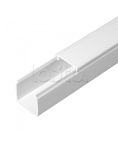 Кабель-канал белый 2-й замок в п/э 25х25 (48м/уп) Промрукав PR.0625251 в Сергиевом Посаде Кабель-канал Pintop.ru