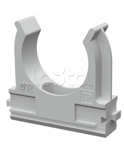 Крепеж-клипса для труб АБС-пластик в карт д32 (50шт/500шт уп/кор) Промрукав (PR.0632) в Сергиевом Посаде Держатели, клипсы, скобы Pintop.ru