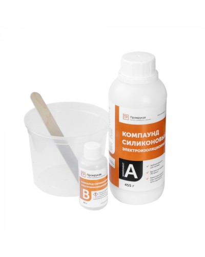 Компаунд силиконовый электроизоляционный в бутылях (500г/уп) Промрукав (PR08.22657) в Сергиевом Посаде Аксессуары для лотков Pintop.ru