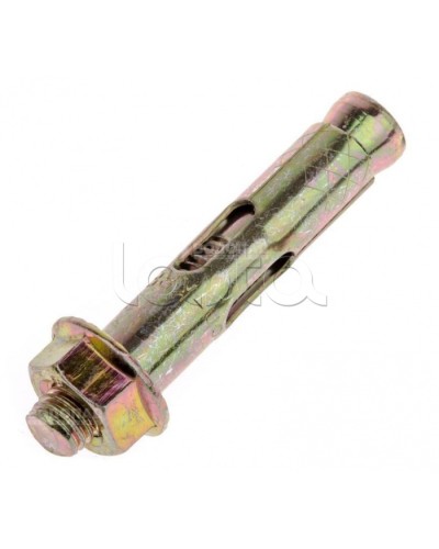 Анкерный болт с гайкой оцинкованный М10/12х100 (10 шт/уп) Промрукав (PR08.2350) в Сергиевом Посаде Крепеж Pintop.ru