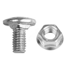 Комплект соединительный 6х10 (Винт DIN 603 + гайка М6Сб DIN 6923) Промрукав (PR08.2408)