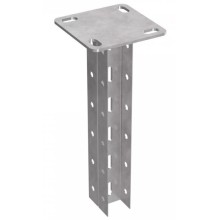 Стойка двойная потолочная для средних нагрузок 35х30х1500 пятка 120х120 Промрукав (PR08.3448)