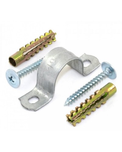 Комплекты для крепления ОКЛ с использованием самореза, дюбеля и скобы СМД 14-15 (100 шт) Промрукав (PR08.5001) в Сергиевом Посаде Держатели, клипсы, скобы Pintop.ru