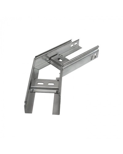 Угол горизонтальный 45 градусов лестничный 400х200 (1,2 мм) Промрукав (PR08.5265) в Сергиевом Посаде Аксессуары для лотков Pintop.ru