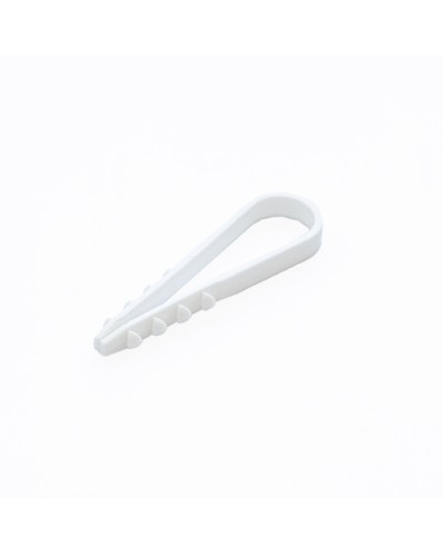 Дюбель-хомут для круглого кабеля d11-18 мм белый (100шт) Промрукав (PR08.6943) в Сергиевом Посаде Крепеж: Дюбели, шурупы, саморезы Pintop.ru