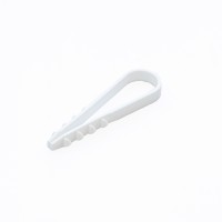 Дюбель-хомут для круглого кабеля d19-25 мм белый (100шт) Промрукав (PR08.6947)