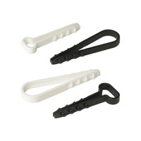 Дюбель-хомут для плоского кабеля 6-14 мм белый (100шт) Промрукав (PR08.6963)