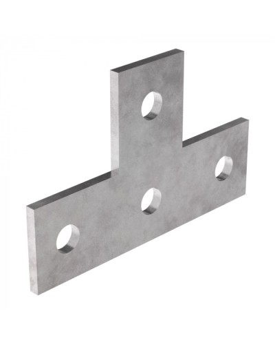 Пластина Т-образная 4 отверстия HDZ Промрукав (PR08.8801) в Сергиевом Посаде Аксессуары для лотков Pintop.ru