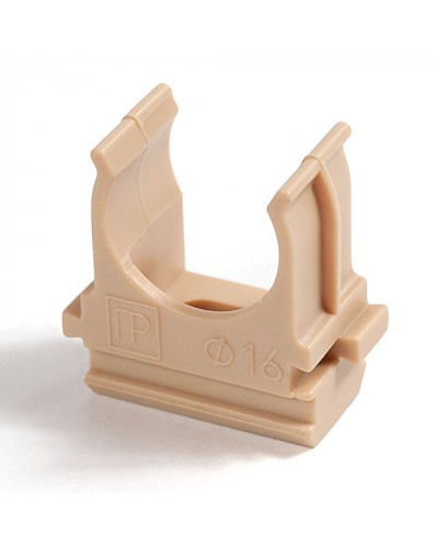 Крепёж-клипса для труб АБС-пластик сосна д16 в малой упаковке (10шт/1000шт уп/кор) Промрукав (PR13.0054) в Сергиевом Посаде Держатели, клипсы, скобы Pintop.ru