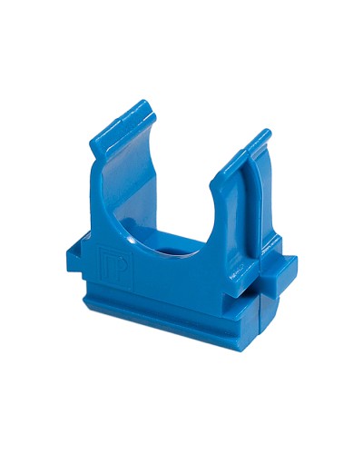 Крепёж-клипса для труб АБС-пластик синяя д20 (100шт/1500шт уп/кор) Промрукав (PR13.0058) в Сергиевом Посаде Держатели, клипсы, скобы Pintop.ru