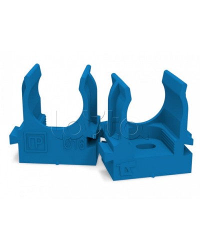 Крепеж-клипса для труб для монтажного пистолета синяя д16 (100шт/1100шт уп/кор) Промрукав (PR13.0143) в Сергиевом Посаде Держатели, клипсы, скобы Pintop.ru