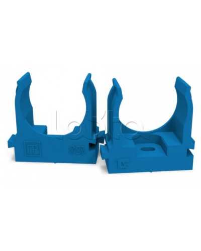 Крепеж-клипса для труб для монтажного пистолета синяя д25 (100шт/700шт уп/кор) Промрукав (PR13.0145) в Сергиевом Посаде Держатели, клипсы, скобы Pintop.ru