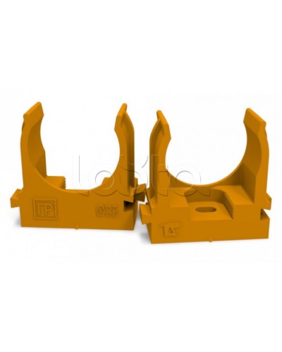 Крепеж-клипса для труб для монтажного пистолета оранжевая д25 (100шт/700шт уп/кор) Промрукав (PR13.0153) в Сергиевом Посаде Держатели, клипсы, скобы Pintop.ru