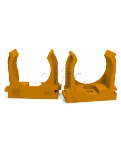 Крепеж-клипса для труб для монтажного пистолета оранжевая д32 (25шт/500шт уп/кор) Промрукав (PR13.0154) в Сергиевом Посаде Держатели, клипсы, скобы Pintop.ru