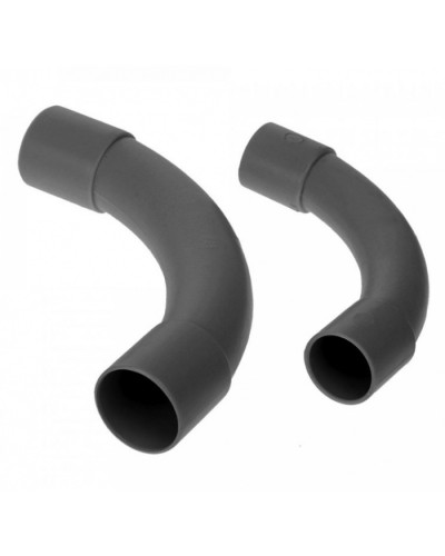 Соединитель угловой черный д25 (5шт/200шт уп/кор) Промрукав (PR13.0171) в Сергиевом Посаде Повороты, муфты, тройники Pintop.ru