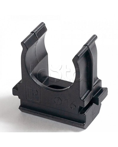 Крепёж-клипса для труб Полистирол черная д32 в малой упаковке (10шт/500шт уп/кор) Промрукав (PR13.0212) в Сергиевом Посаде Держатели, клипсы, скобы Pintop.ru