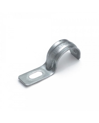 Скоба металлическая однолапковая усиленная противопожарная СМОУ d19-20 мм (100 шт/уп) Промрукав (PR13.02401) в Сергиевом Посаде Держатели, клипсы, скобы Pintop.ru