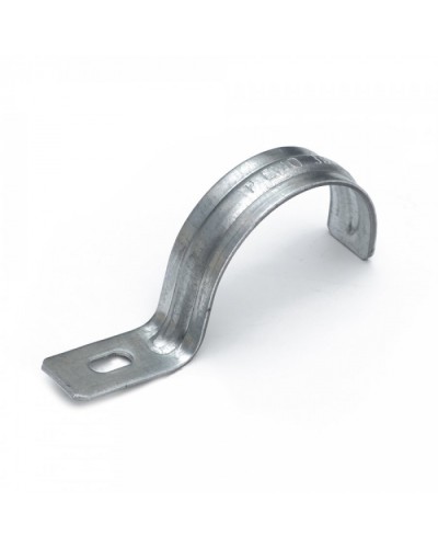 Скоба металлическая однолапковая усиленная противопожарная СМОУ d38-40 мм (50 шт/уп) Промрукав (PR13.02405) в Сергиевом Посаде Держатели, клипсы, скобы Pintop.ru