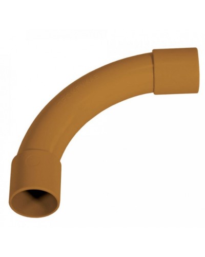 Соединитель угловой бук д25 (5шт/200шт уп/кор) Промрукав (PR13.0241) в Сергиевом Посаде Повороты, муфты, тройники Pintop.ru