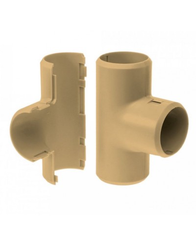 Тройник разборный сосна д16 (5шт/500 шт уп/кор) Промрукав (PR13.0251) в Сергиевом Посаде Повороты, муфты, тройники Pintop.ru